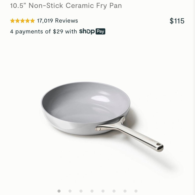 Fry Pan - 10.5 -GRAY