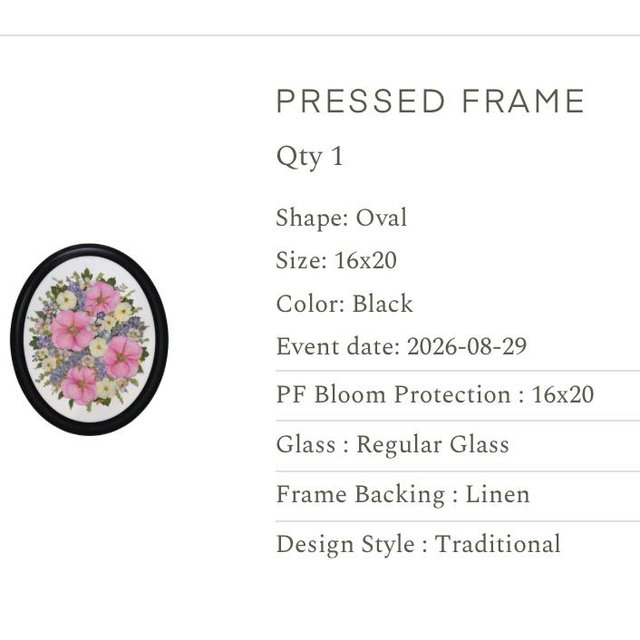 Pressed Frame