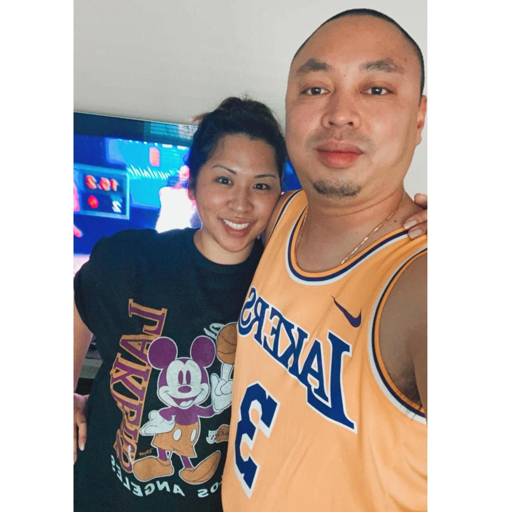Lakers faithful!