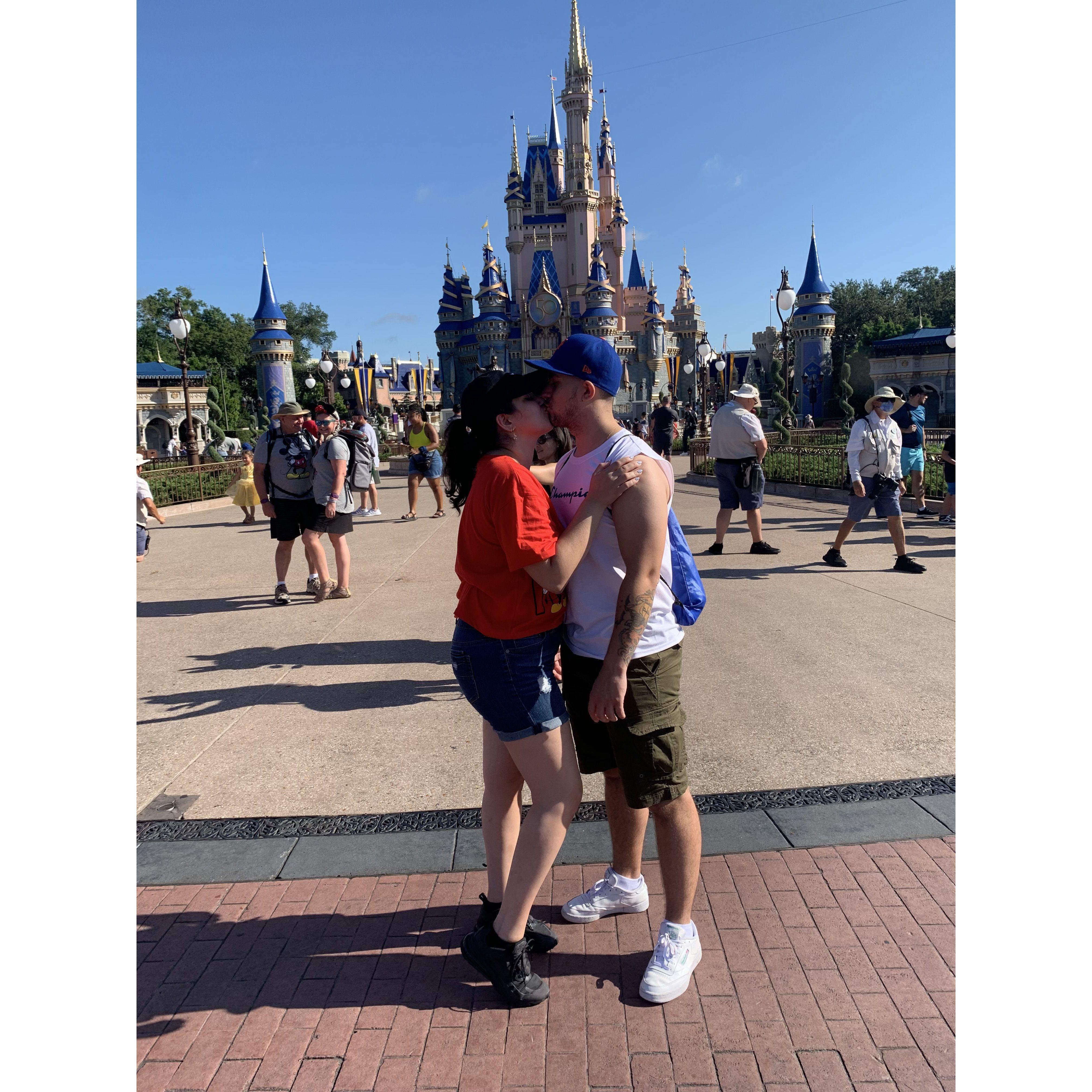 Rodrigos first time at disney where he said, "yeah, i feel the magic".