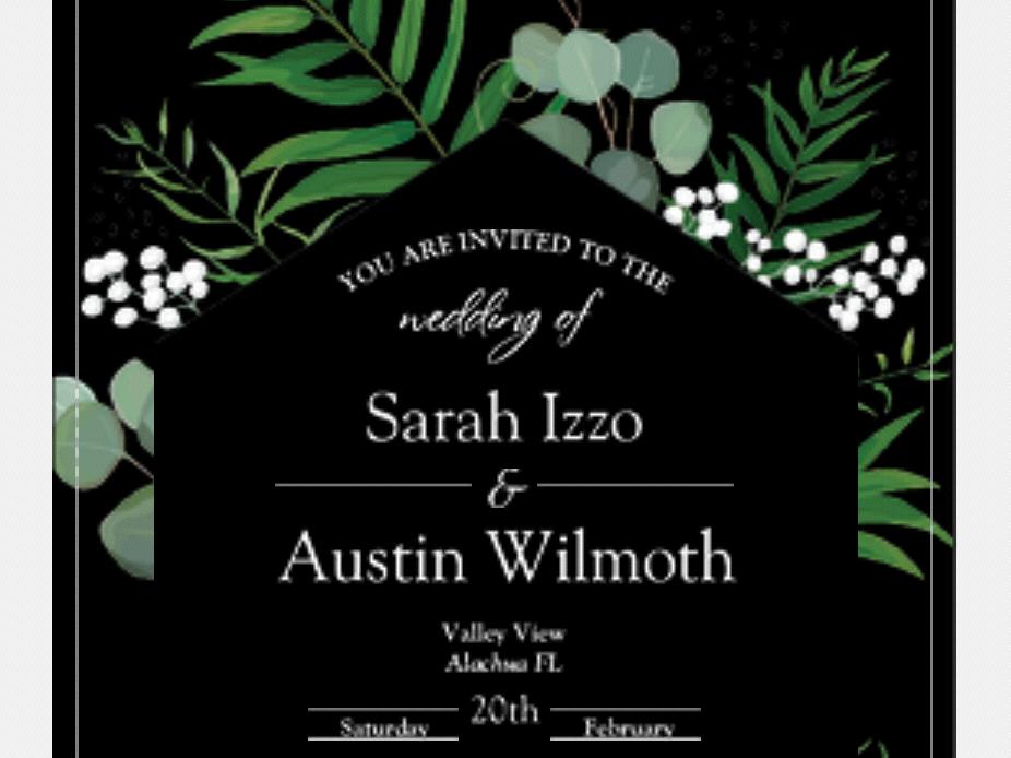 The Wedding Website of Sarah Izzo and Austin Wilmoth