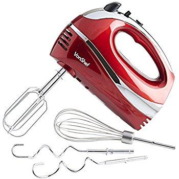 KitchenAid KHM512WH 5-Speed Ultra Power Hand Mixer, White