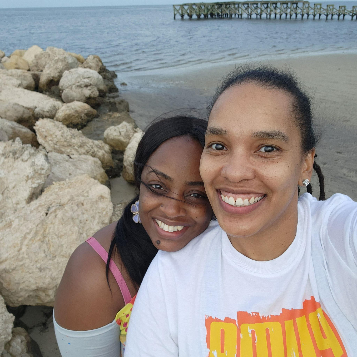 The beach is our happy place