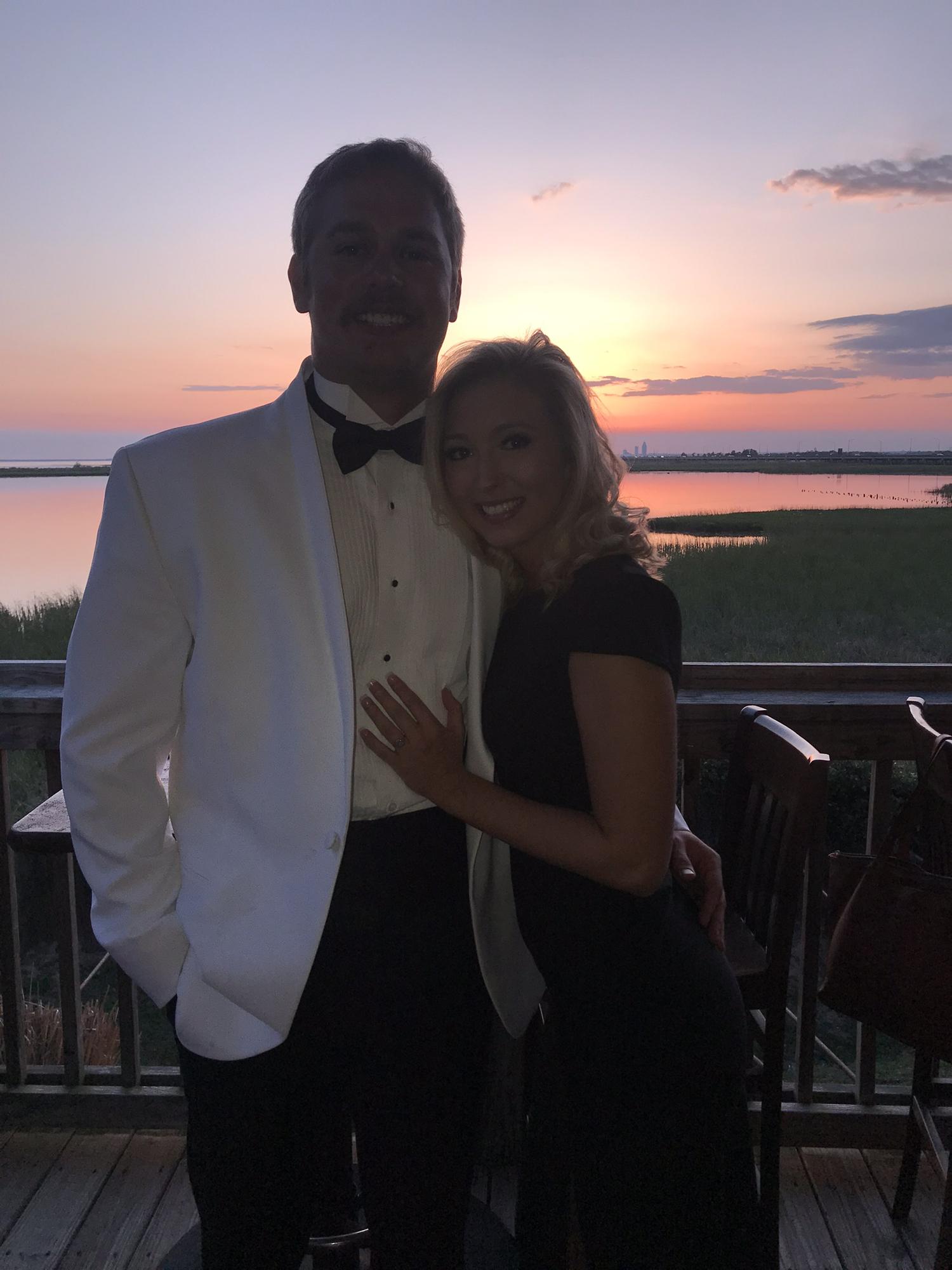 Our first photo together! April 2018.