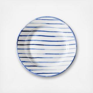 Cote D'Azur Stripe Salad Plate