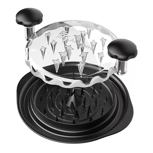 Chicken Shredder | Twist Action | Clear Lid | Ergonomic Grip | Heat Resistant | BPA-Free | Non-Slip Base