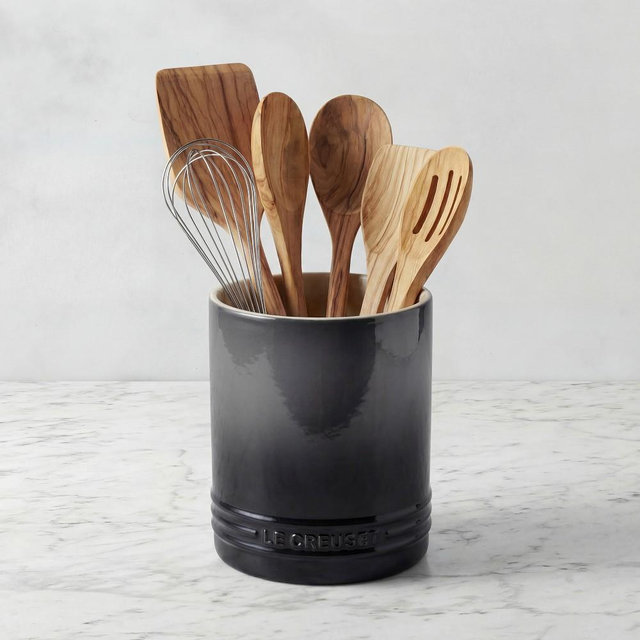 Le Creuset Utensil Crock, Oyster