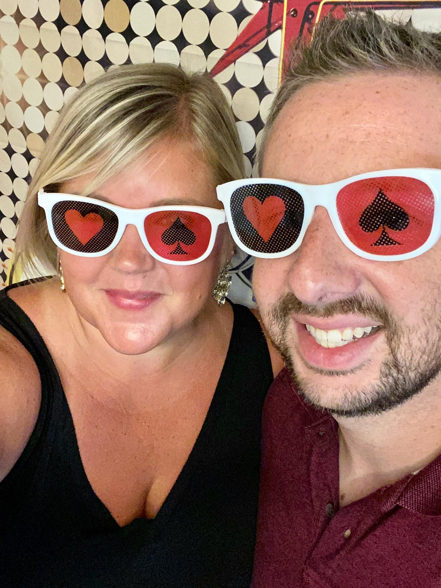 Celebrating a Vegas-themed birthday party