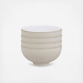 Natural Canvas Rice Bowl, Set of 4