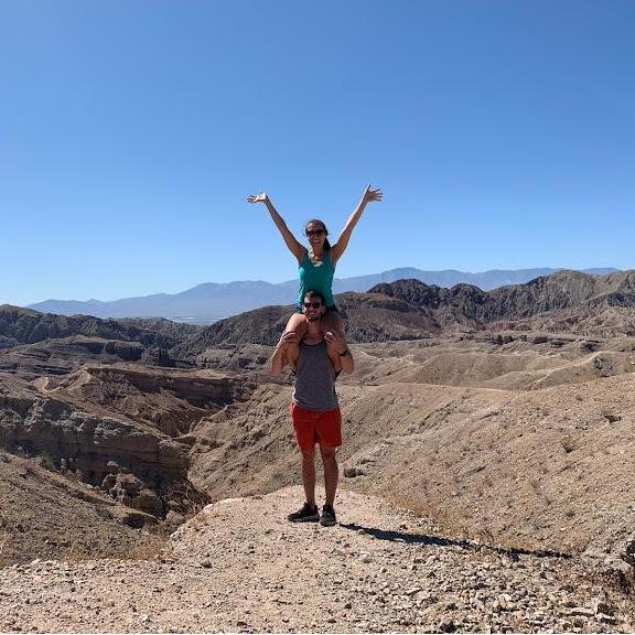 Hiking Painted Canyon with Kass!