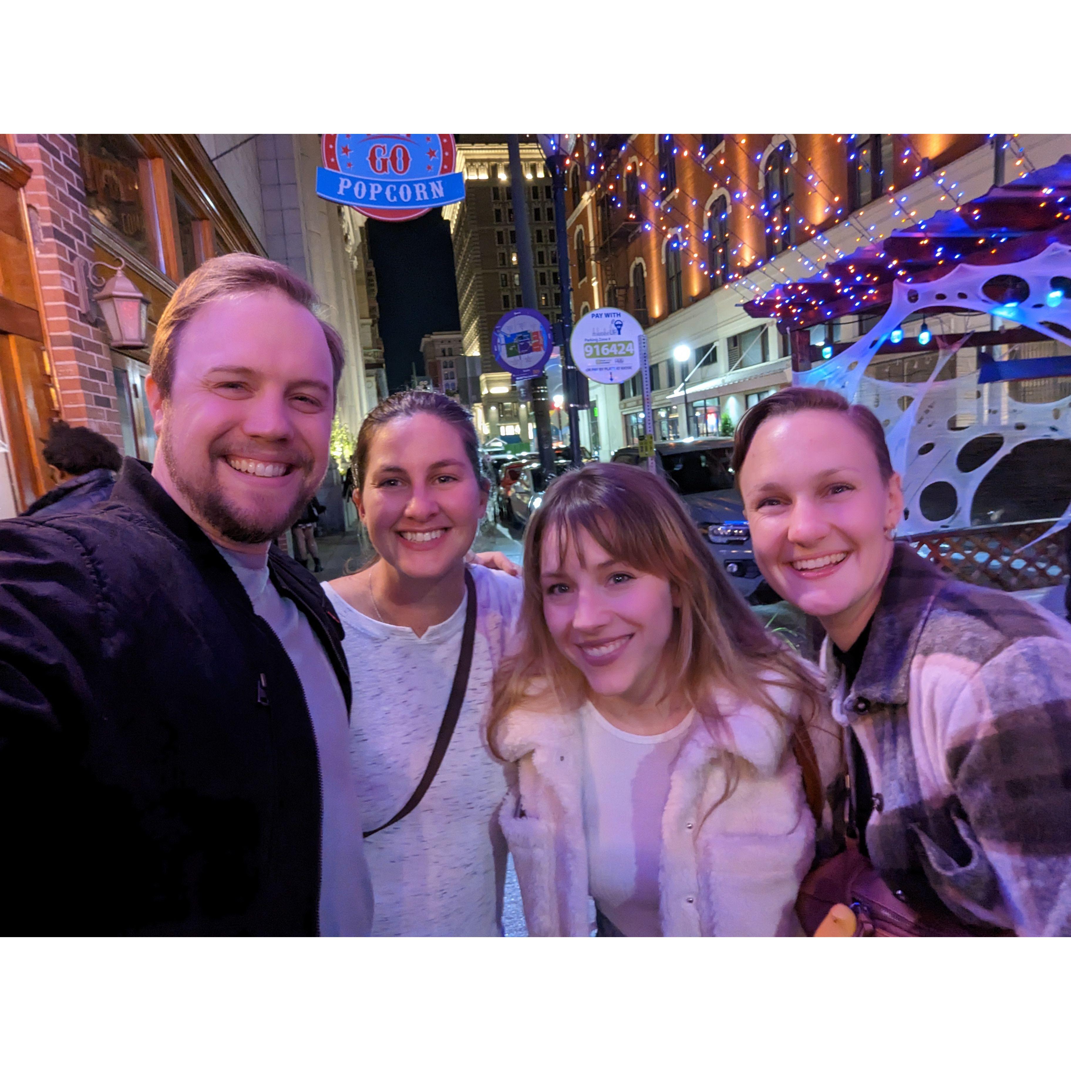 Enjoying Philly with Maddy and Marriah.