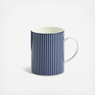 Gio Blue Pinstripe Mug