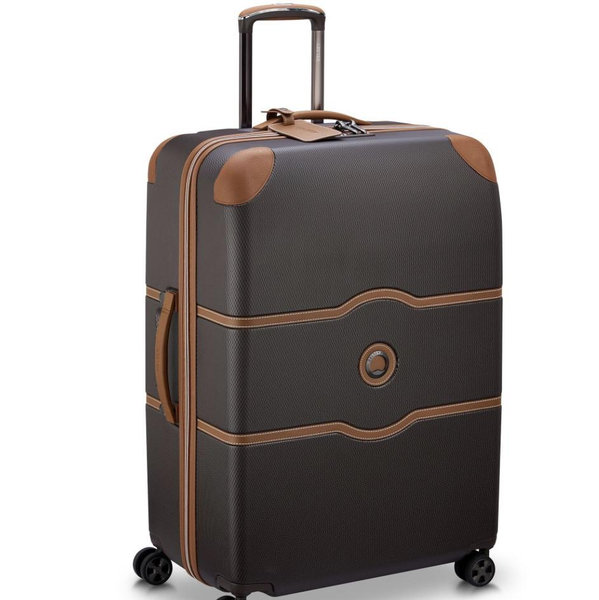 Chatelet Air 2.0 28" Checked Spinner Suitcase | Brown | DELSEY PARIS