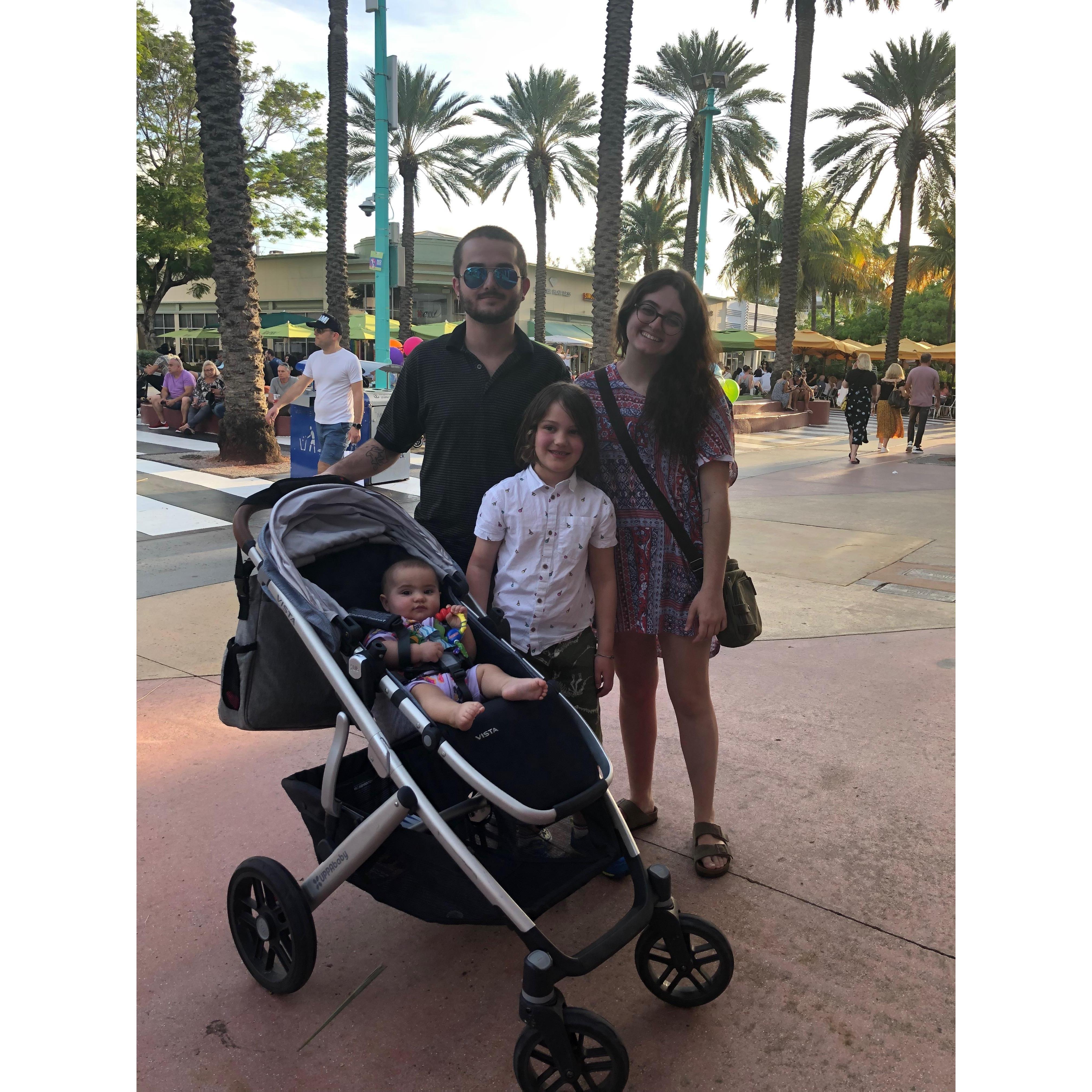 All the kids.  Miami vacation 2019.