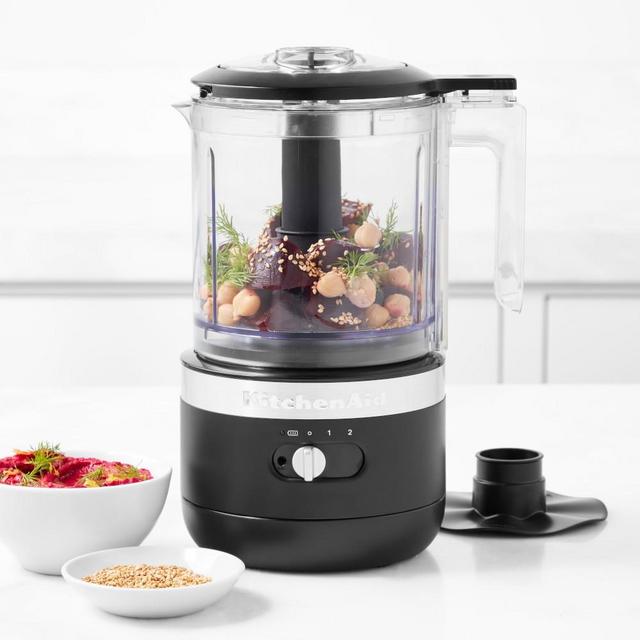 KitchenAid Cordless 5-Cup Food Chopper, Black