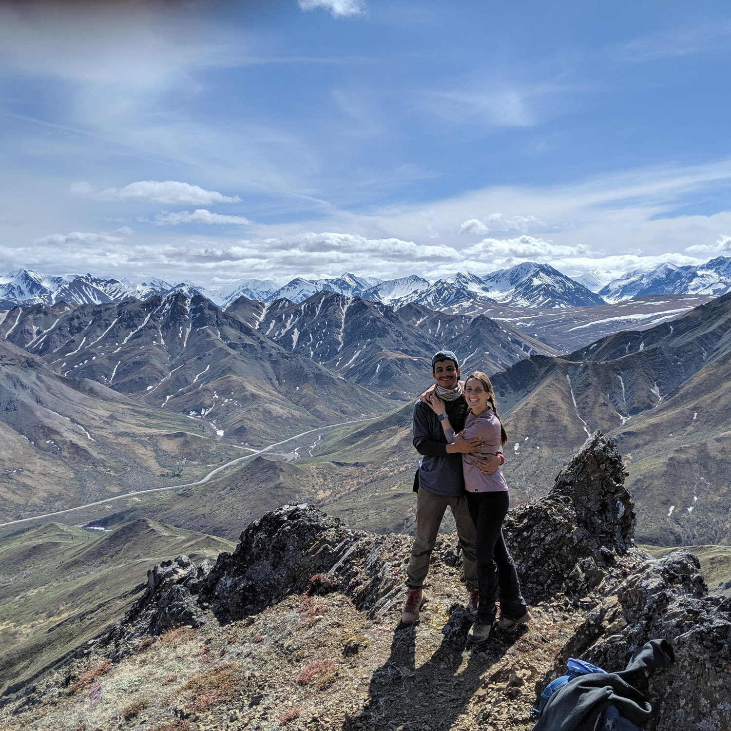 Climbing mountains in Denali.