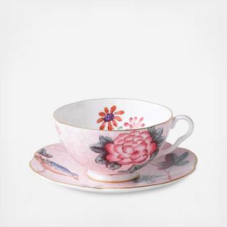Cuckoo Teacup & Saucer