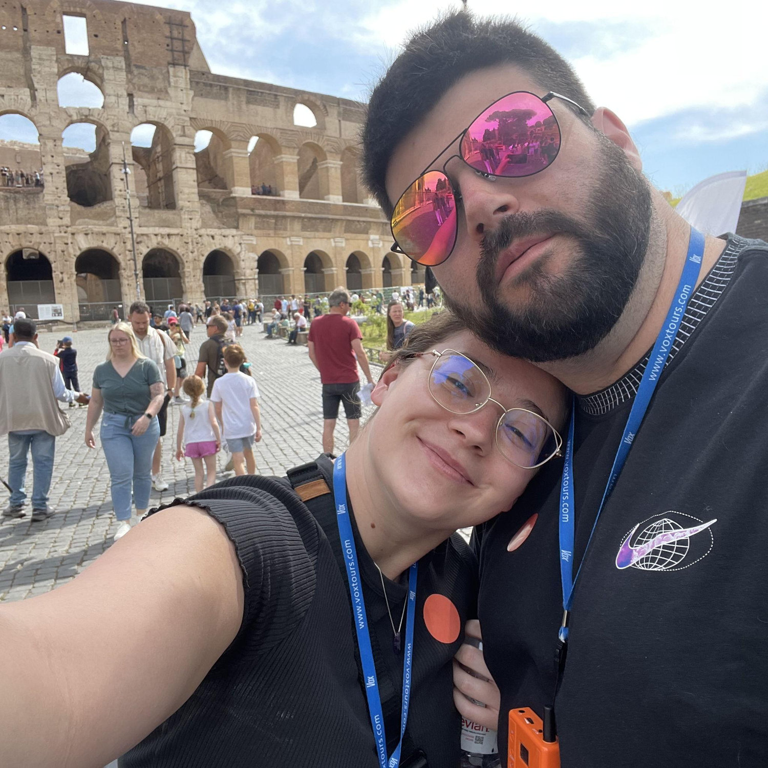 Ally's first trip out of the states.