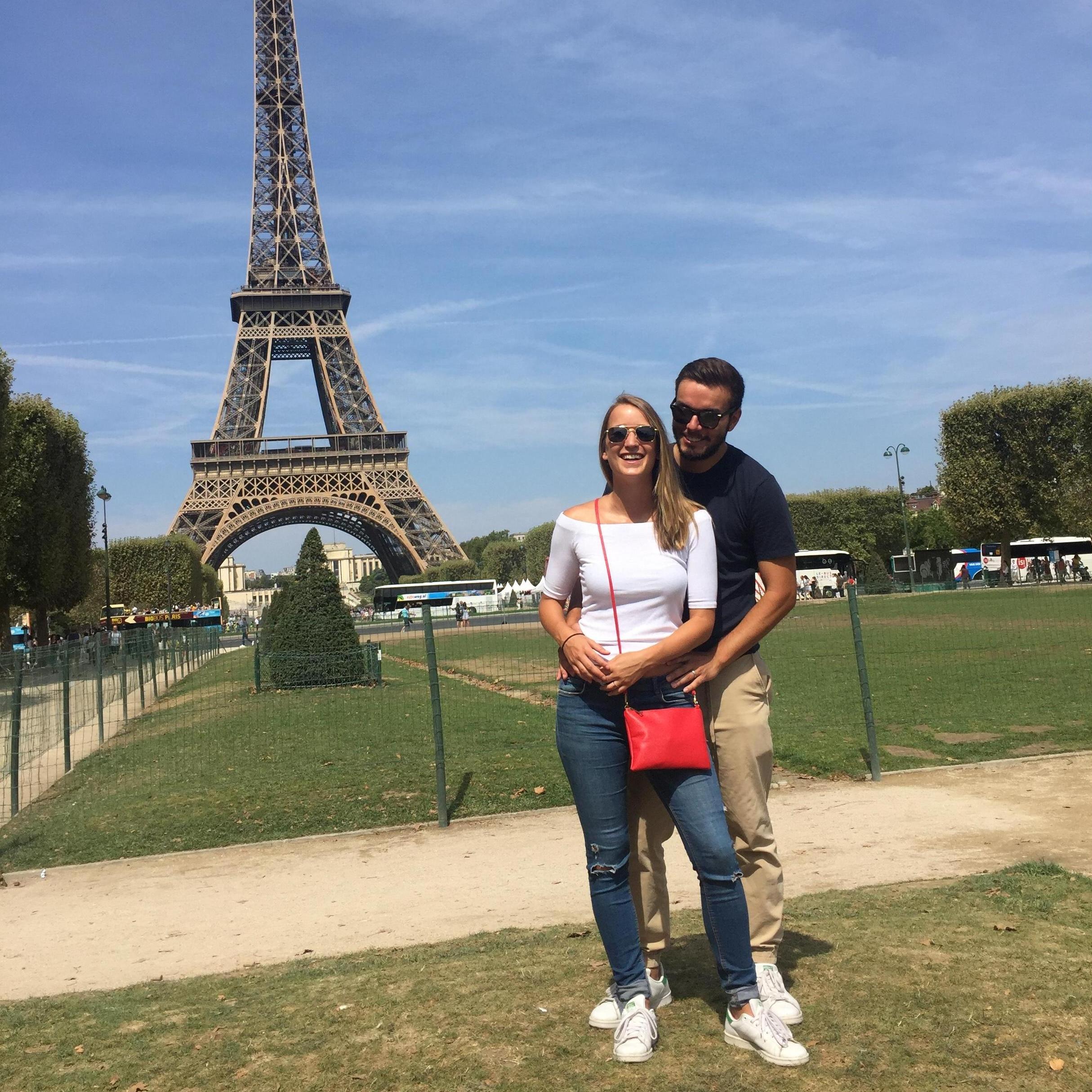 Our journey continues (finally together) in Paris where every weekend we try to get as much sun, wine, and time with each other as possible.