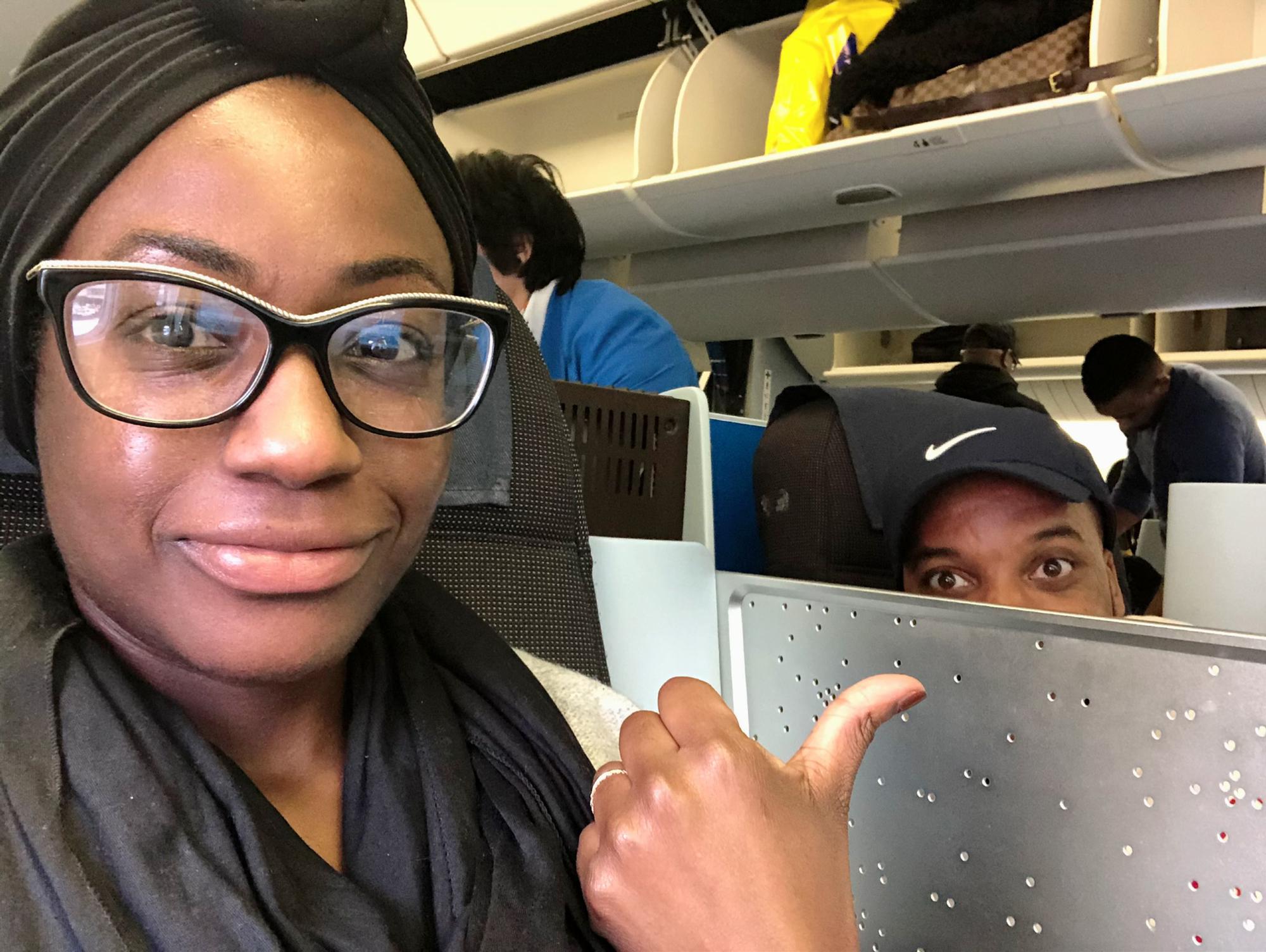 On the way to Ghana!