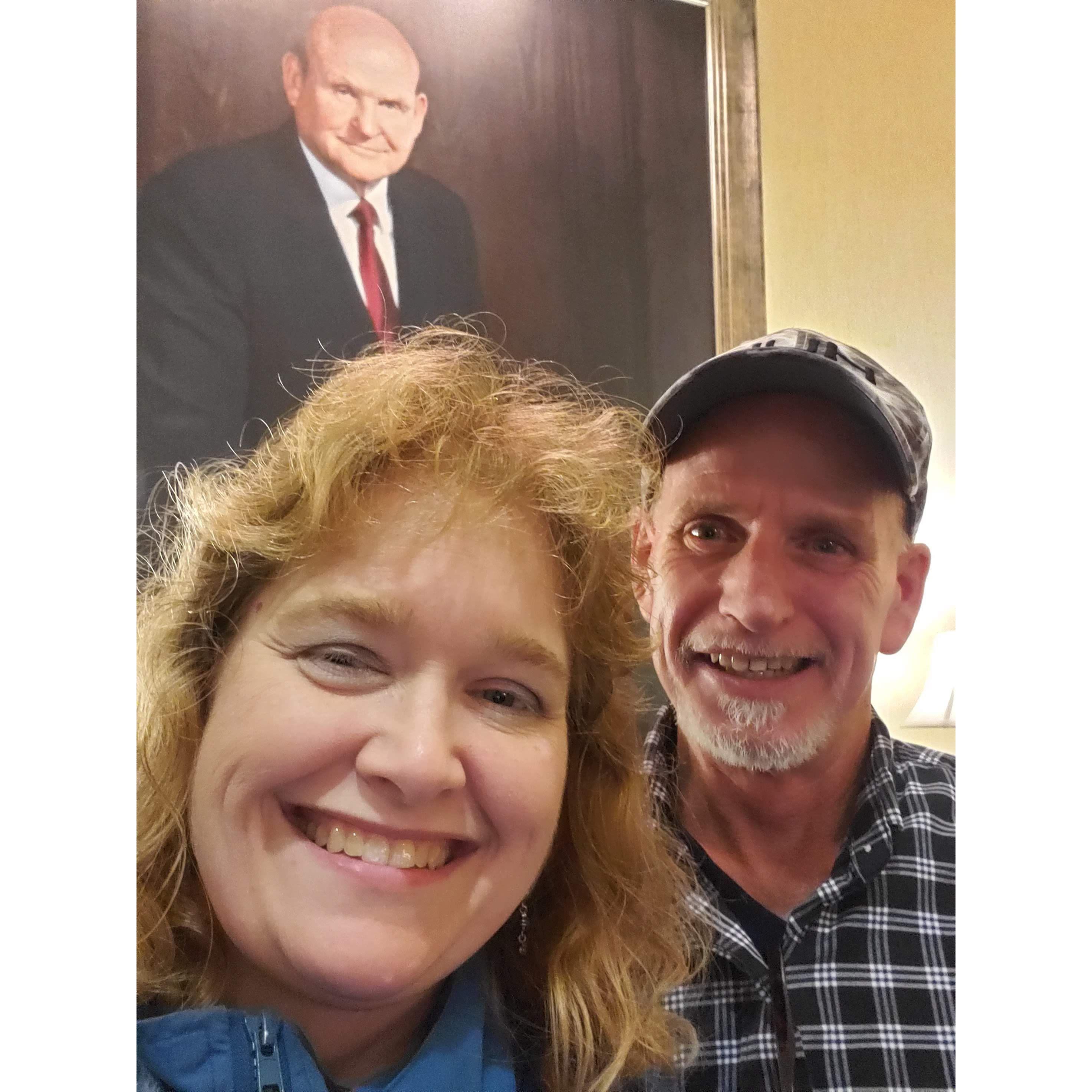 Our first concert ... Keith's first country music concert ...
