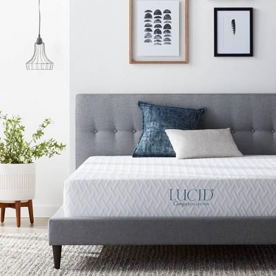 King Comfort Collection 10" Gel Memory Foam Mattress - Lucid