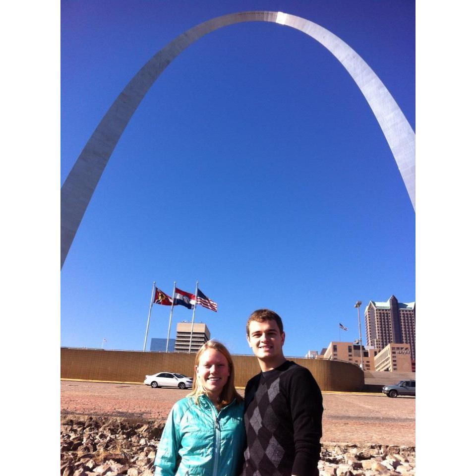 Kristen's first trip to St. Louis! (And the beginning of a happy relationship with Ted Drewes)