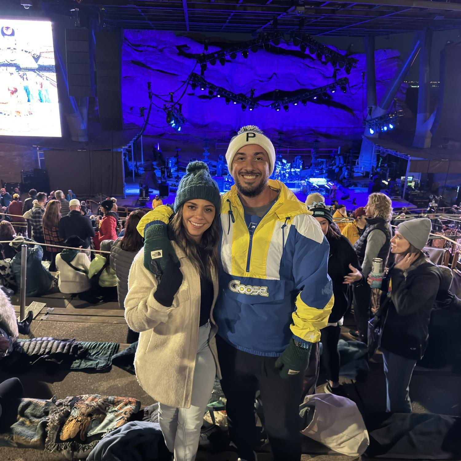 Red Rocks on a cold evening