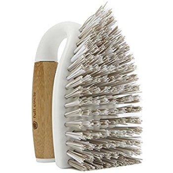 Full Circle Tough Stuff All-Purpose Scrub Brush, White