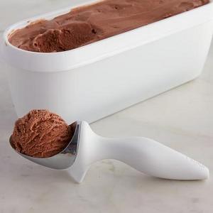 Tilt Up Ice Cream Scoop, White