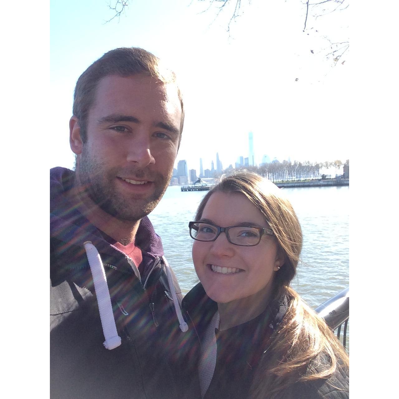 Right after we got engaged!
Hoboken 2015