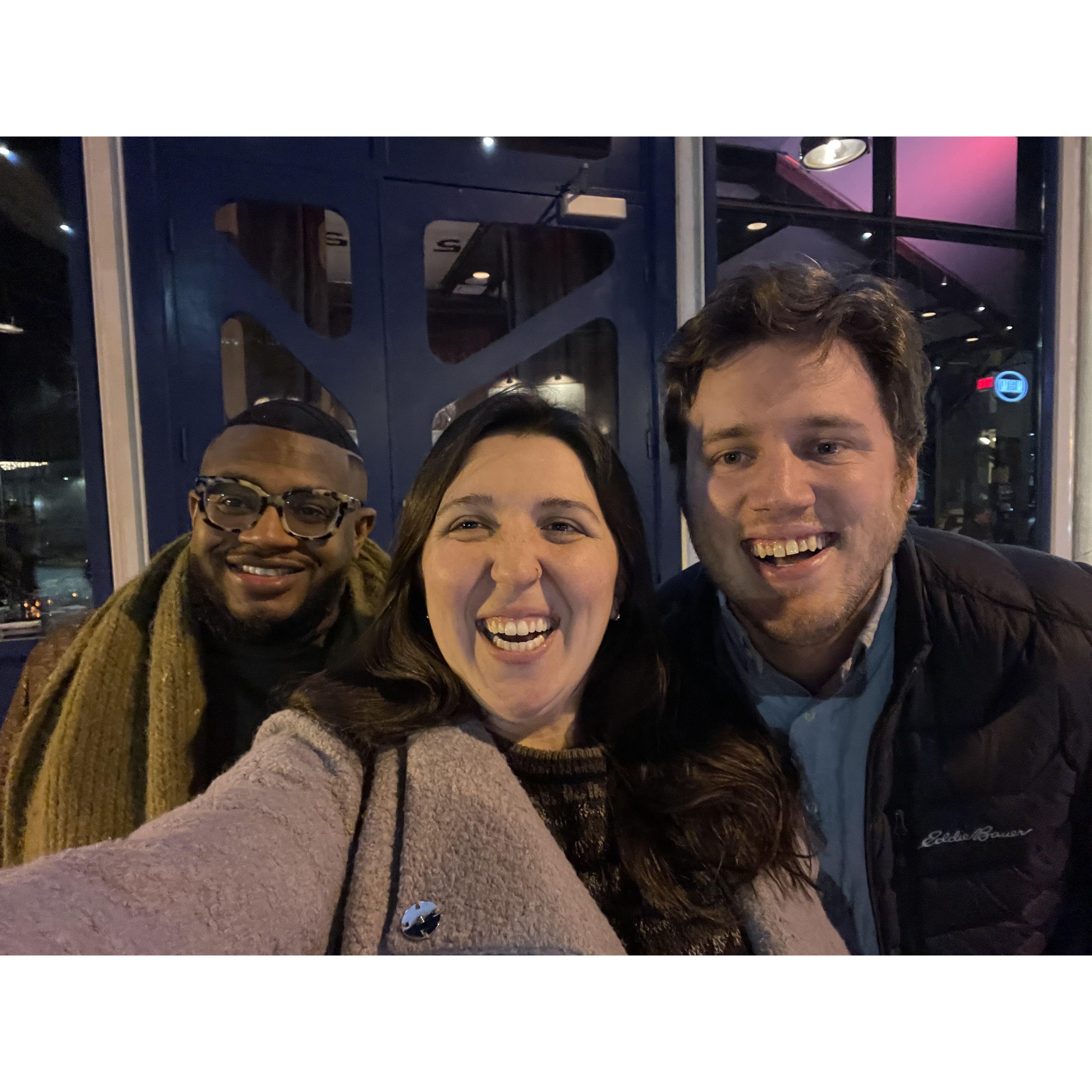 Dinner with one of our besties, Jordan!
