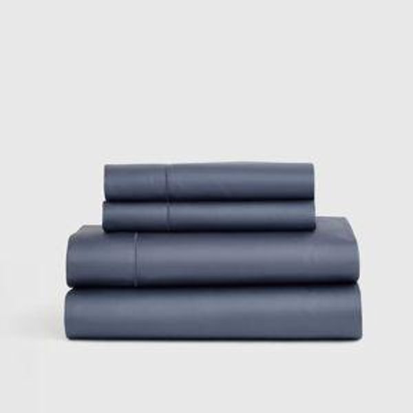 Giza Cotton Sateen Sheet Set in Mineral- King