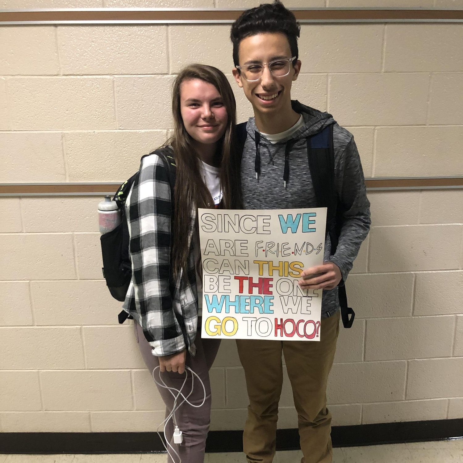 The very start of our story! Seth asked Ari to homecoming Junior year as friends. (September 2019)