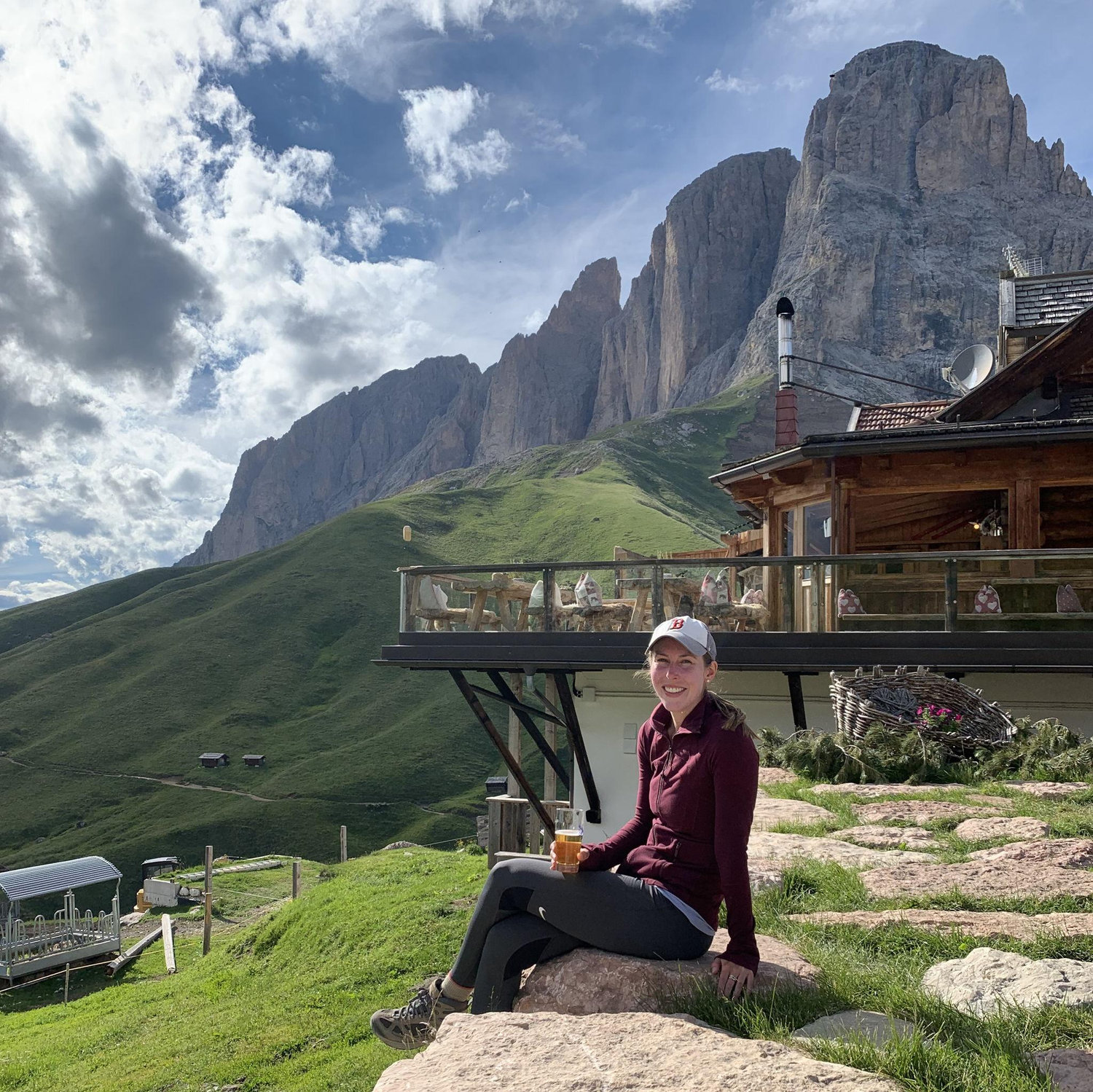 Our favorite stop on the hut-to-hut hike - July 2022