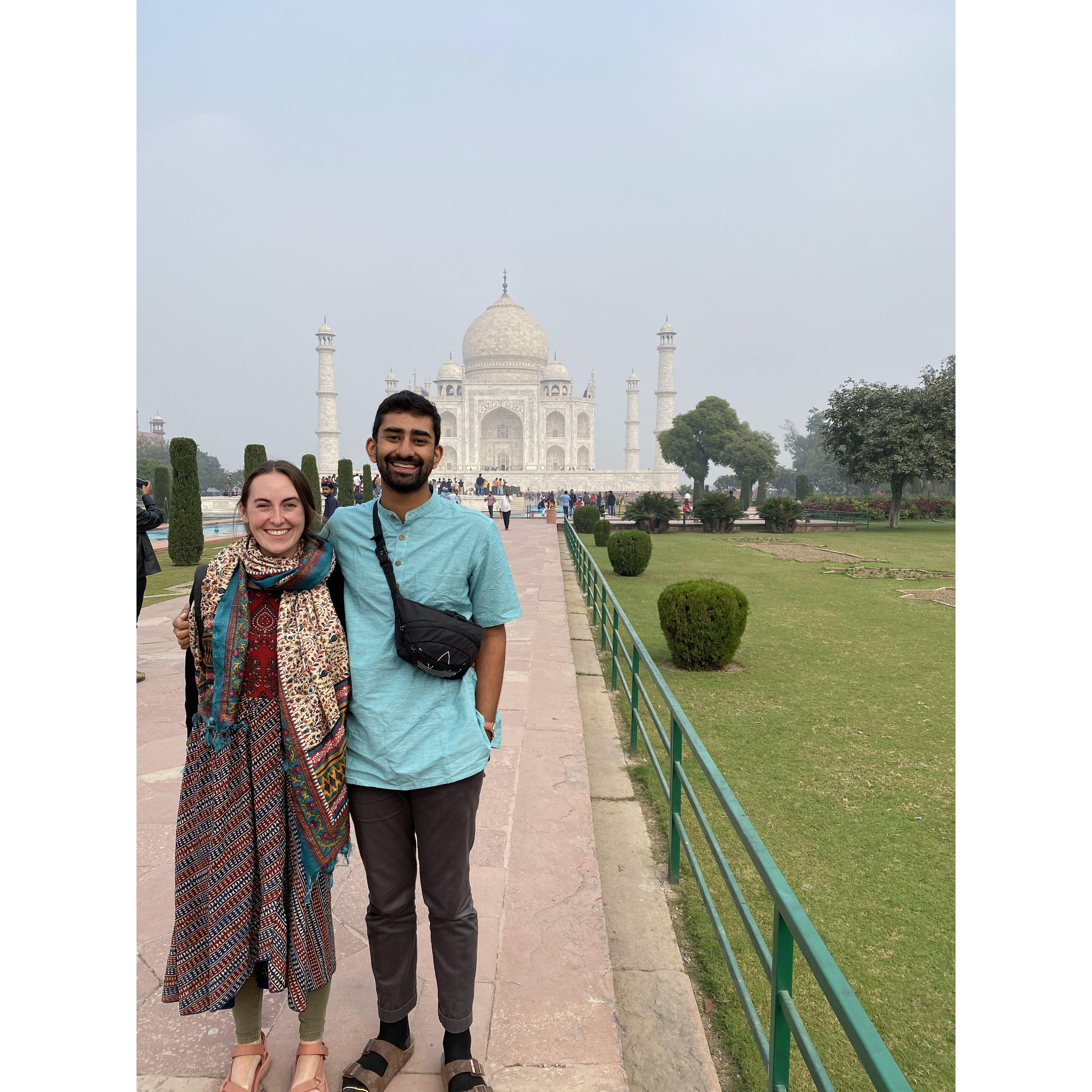 Visiting the Taj Mahal (2021)
