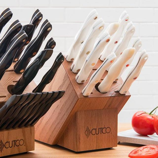 Cutco Homemaker + 8 Set with Block w/ Petite Chef