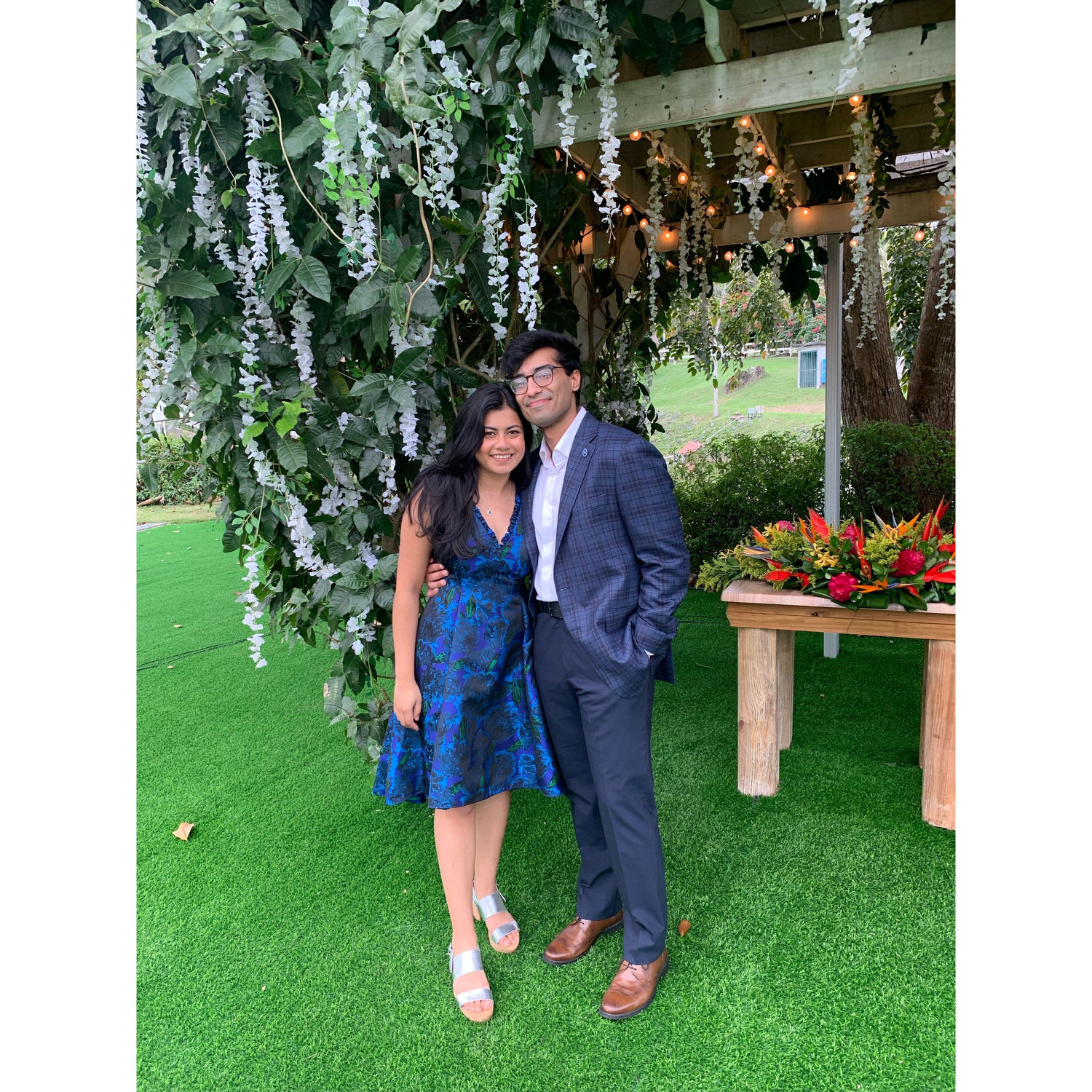 At two of our wonderful friends' wedding earlier this year