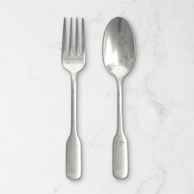 Fortessa Ashton Serving Set, Brushed Silver
