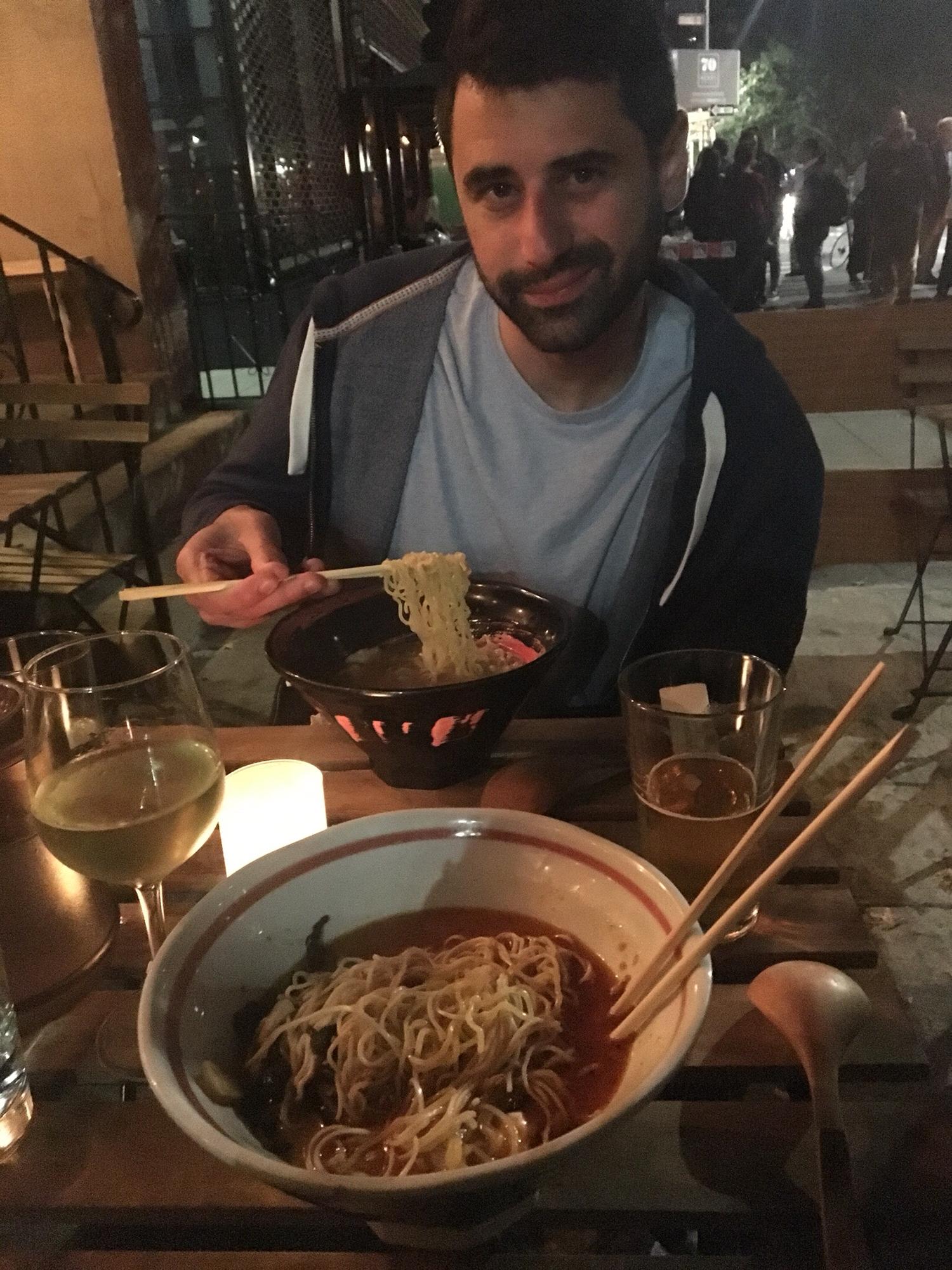 Our first date as an engaged couple was of course ramen at our fav Brooklyn spot