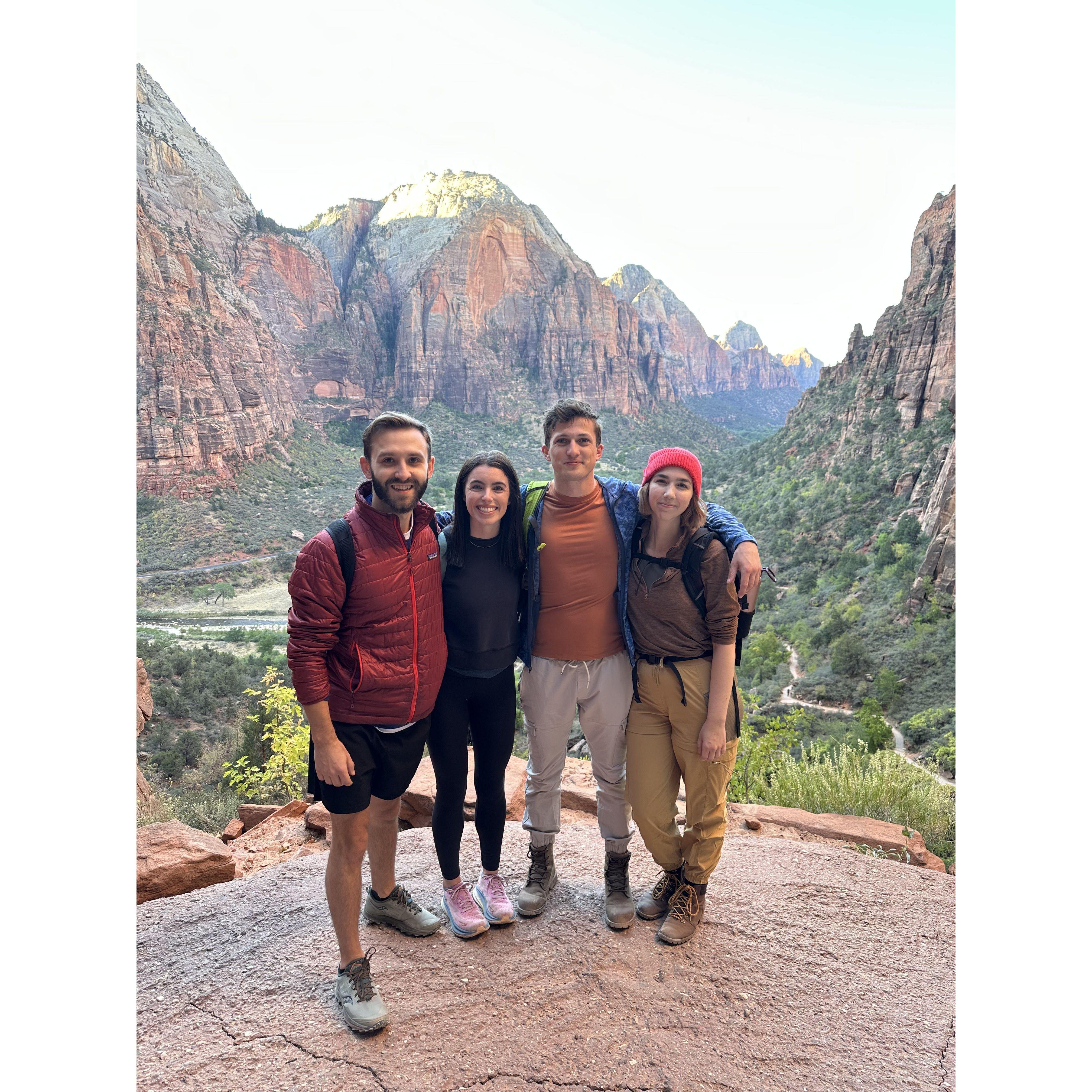 Zion with Jake and Em!