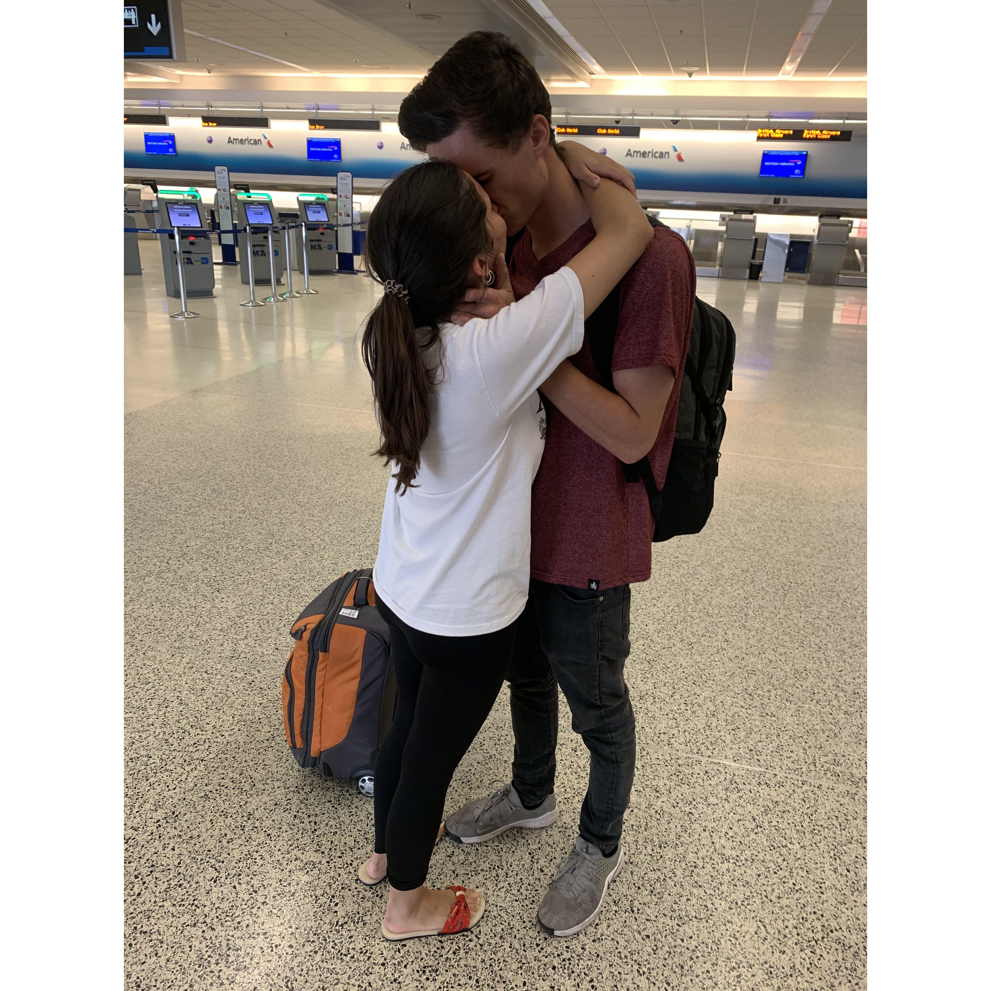 Beginning of our long distance journey