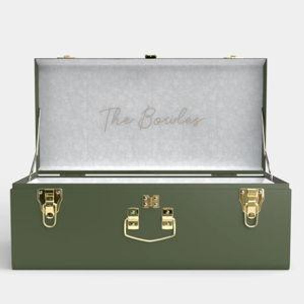 Monogrammed keepsake trunk