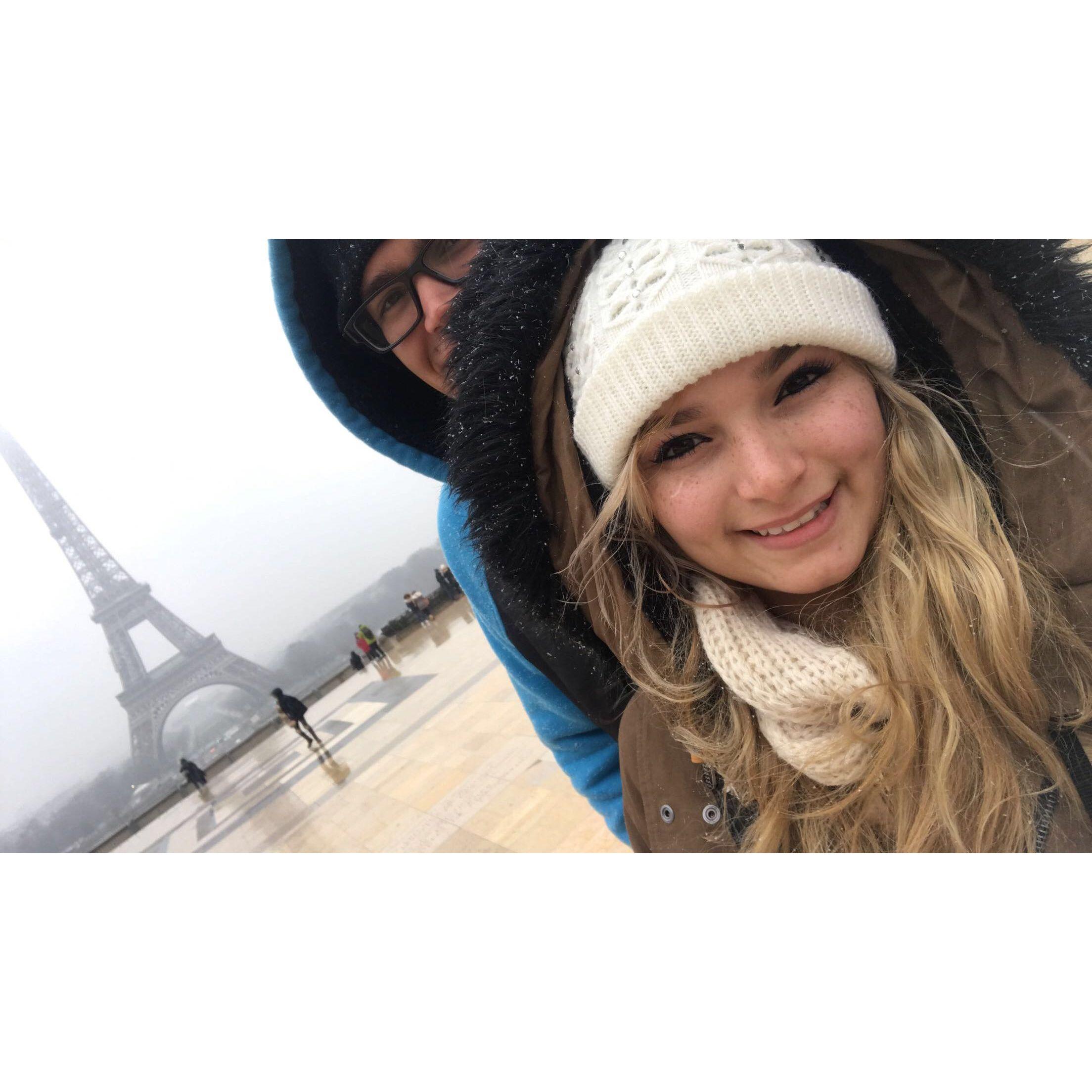 Our first international trip! Paris, France!