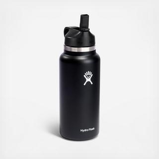 32 oz. Wide Mouth Bottle with Flex Straw Cap