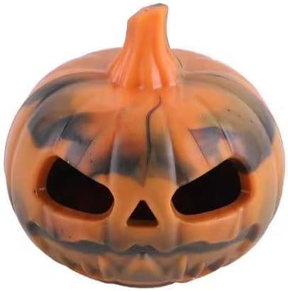 Pumpkin Dog Toys, Indestructible Ball, Squeaky Ball for Small, Medium & Large Breed, Soft, Interactive Dog Balls, Puppy Teething Toys, Safe Toys for Indoor Play, Puppy Toys