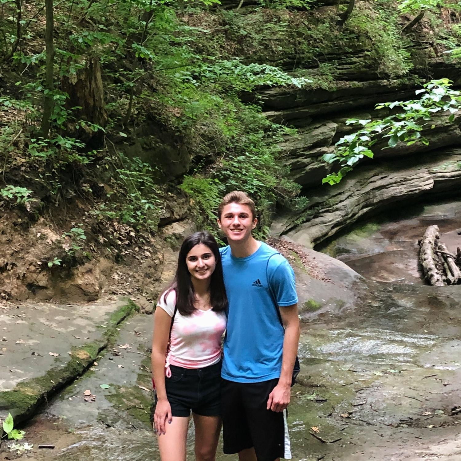 Our first photo together