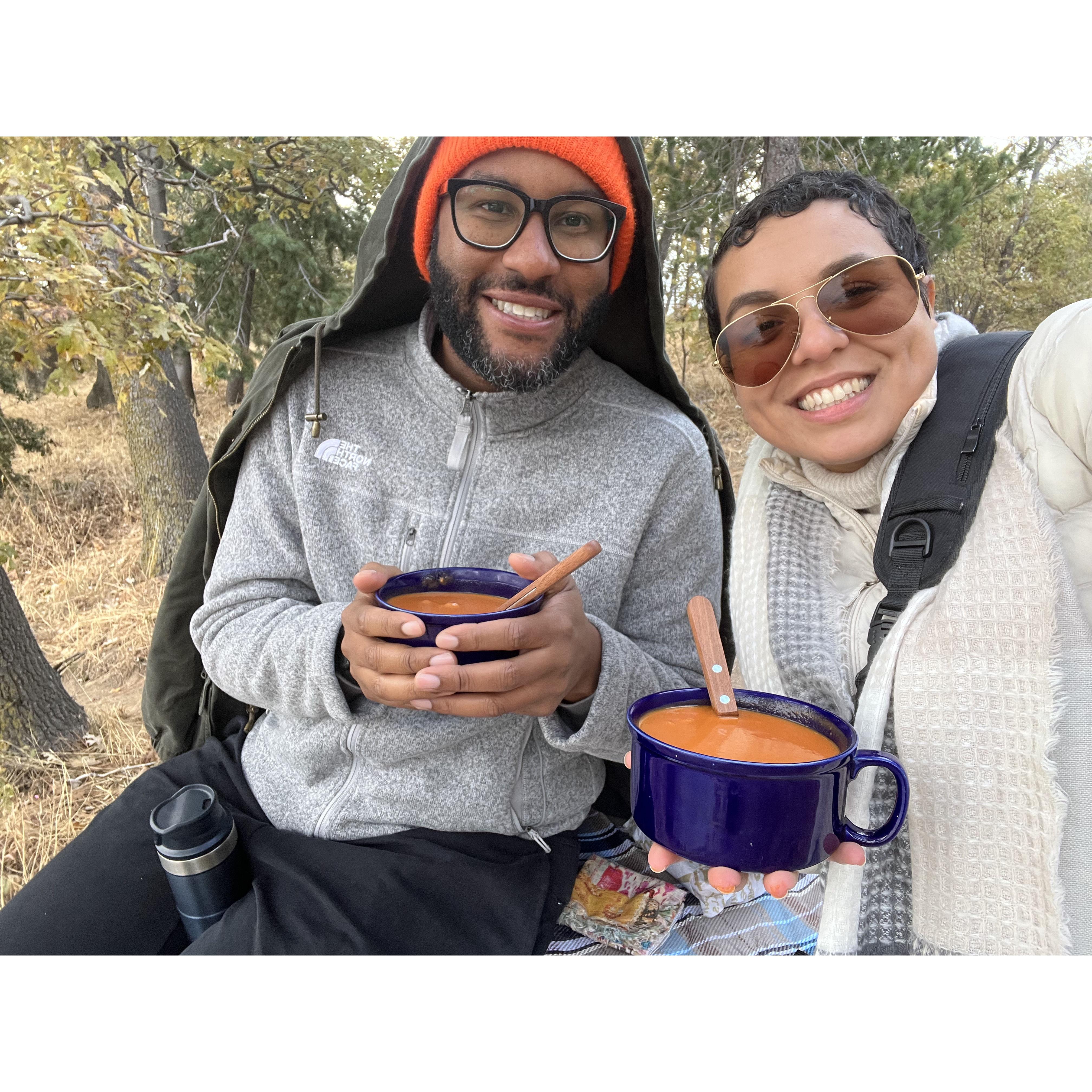 Sabbath afternoon picnic at Lake Gregory.