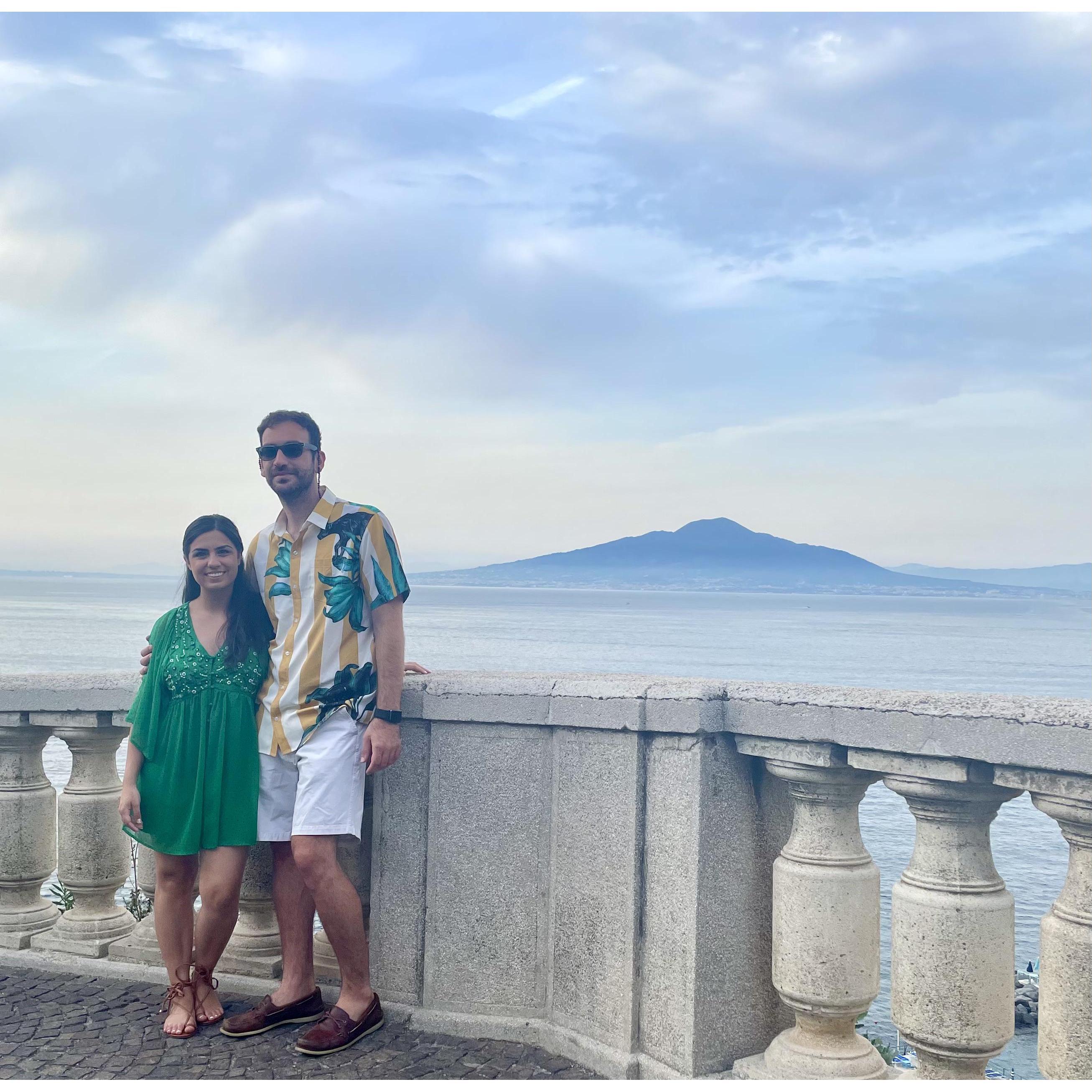Us & Mt. Vesuvius!