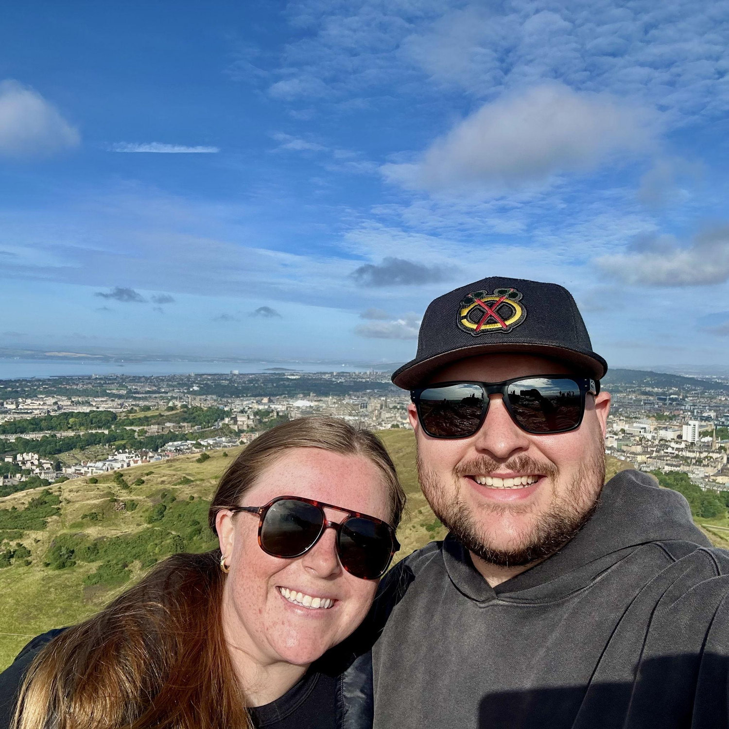 Views from Arthur's Seat in Edinburgh.